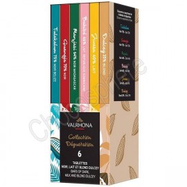 Valrhona Collection Degustation 6-Bar Sampler 420g 