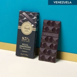 Venchi Venchi Ricco Armonioso 85% Extra Dark Chocolate Bar - 70g – Chocosphere