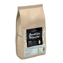 Valrhona Amatika Vegan 46% Single Origin Almond Milk Chocolate Feves - 3kg
