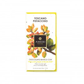Amedei Amedei Cioccolato al Latte Bianco con Pistacchi 29% White Chocolate & Pistachios Bar