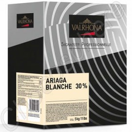 Valrhona Ariaga Blanche 30% White Chocolate 5Kg