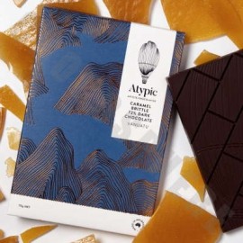 Atypic Caramel Brittle 72% Dark Chocolate Bar - 70g