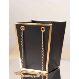 Chocosphere Chocosphere Black & Gold with Chain Handle Gift Box – Add-on