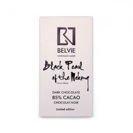 Belvie Belvie Black Pearl of the Mekong 85% Dark Chocolate Bar - 80 grams