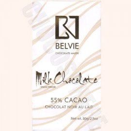 Belvie Au Lait 55% Milk Chocolate Bar - 80g