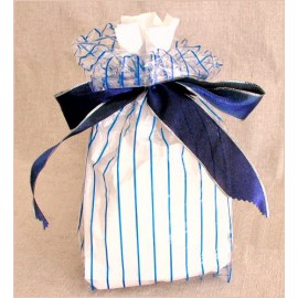Chocosphere Blue-Stripe Gift Bag