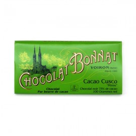 Bonnat Bonnat Cacao Cusco 75% Single Origin Dark Chocolate Bar - 100 grams