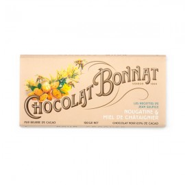 Bonnat Bonnat Nougatine & Miel De Chataignier 65% Dark Chocolate Nougatine & Chestnut Honey Bar - 100 grams