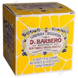 D. Barbero Dark-Chocolate-Covered Candied Lemon Peel - 150g