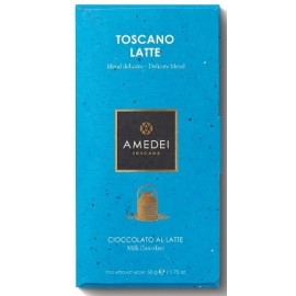 Amedei Toscano Brown 'Cioccolato al Latte' 32% Milk Chocolate Bar 50g