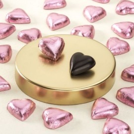 Venchi Venchi Heart Shaped 75% Dark Chocolates Bulk Bag - 1kg 104352