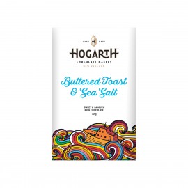 Hogarth Hogarth Buttered Toast & Sea Salt 48% Milk Chocolate Bar 