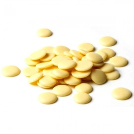 Cacao Barry Cacao Barry Blanc Satin Pistoles 29% White Chocolate Discs - 1 kg CHW-Q29SATI-US-U77