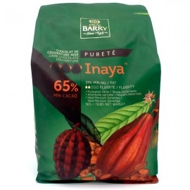 Cacao Barry Cacao Barry Inaya Pistoles 65% Dark Chocolate Discs - 5 kg CHD-S65INAY-US-U77