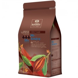 Cacao Barry Cacao Barry Mi-Amere Pistoles 58% Dark Chocolate Discs - 5kg CHD-Q58MIAM-US-U77