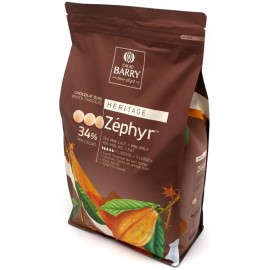 Cacao Barry Cacao Barry Zephyr Pistoles 34% White Chocolate Discs 5 kg CHW-N34ZEPH-US-U77