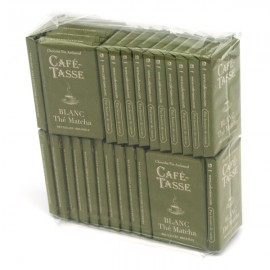 Cafe-Tasse Cafe-Tasse Blanc Thé Matcha White Chocolate & Matcha Tea Mini-Bars Bag - 32 pc ~ 298 grams 8013