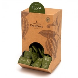 Cafe-Tasse Cafe-Tasse Blanc Thé Matcha White Chocolate & Matcha Tea Mini-Bars Bulk Box - 1.5 kg 8013