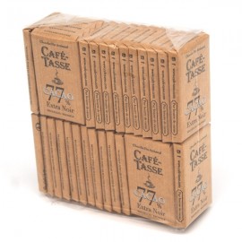 Cafe-Tasse Cafe-Tasse Extra Noir 77% Extra Dark Chocolate Mini-Bars Bag - 32 pc ~ 298 grams 8003