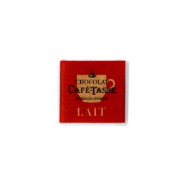 Cafe-Tasse Cafe-Tasse Lait 32% Milk Chocolate Napolitain Single - 5 grams 6001N