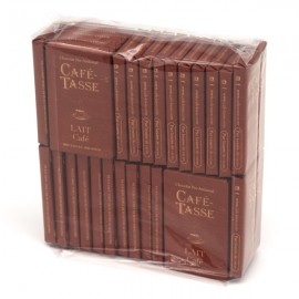 Cafe-Tasse Cafe-Tasse Lait Café 38% Milk Chocolate & Coffee Mini-Bars Bag - 32 pc ~ 298 grams 8004