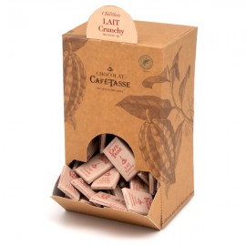 Cafe-Tasse Cafe-Tasse Lait Crunchy 38% Milk Chocolate & Crisps Mini-Bars Bulk Box - 1.5 kg 8018