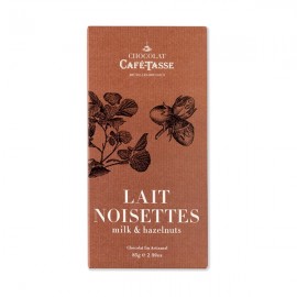 Cafe-Tasse Cafe-Tasse Lait Noisette 38% Milk Chocolate & Hazelnuts Tablet - 85 grams - 5074d