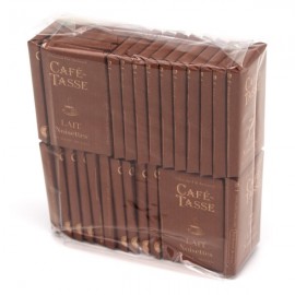 Cafe-Tasse Cafe-Tasse Lait Noisettes 38% Milk Chocolate & Hazelnut Mini-Bars Bag - 32 pc ~ 298 grams 8010