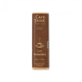 Cafe-Tasse Cafe-Tasse Lait Noisettes 38% Milk Chocolate & Hazelnuts Bar - 45g