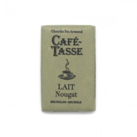 Cafe-Tasse Cafe-Tasse Lait Nougat 38% Milk Chocolate & Nougat Mini-Bar Single - 9 grams 8005