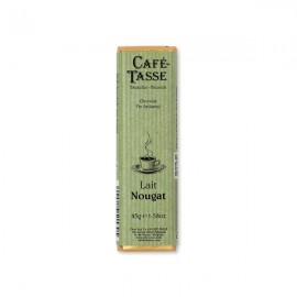 Cafe-Tasse Cafe-Tasse Lait Nougat 38% Milk Chocolate with Nougat Bar - 45 grams 7153D