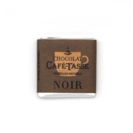 Cafe-Tasse Cafe-Tasse Noir 60% Semisweet Dark Chocolate Napolitain Single - 5g 6003N