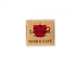 Cafe-Tasse Cafe-Tasse Noir & Café 60% Dark Chocolate & Coffee Napolitan Single - 5 g