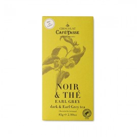 Cafe-Tasse Cafe-Tasse Noir & Thé 60% Dark Chocolate & Earl Grey Tea Tablet - 85 grams 5179D