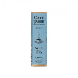 Cafe-Tasse Cafe-Tasse Noir Fleur De Sel 60% Dark Chocolate & Sea Salt Bar - 45g