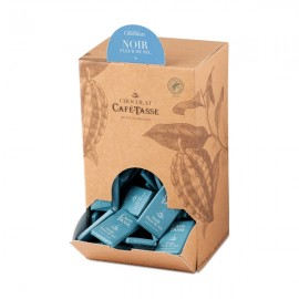 Cafe-Tasse Cafe-Tasse Noir Fleur De Sel 60% Dark Chocolate & Sea Salt Mini-Bars Box - 1.5 kg 8019
