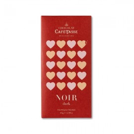 Cafe-Tasse Cafe-Tasse Noir Love 60% Dark Chocolate Tablet - 85 grams 5071LOVE