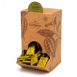 Cafe-Tasse Cafe-Tasse Noir Thé Earl Grey 60% Dark Chocolate & Tea Mini-Bars Bulk Box - 1.5 kg 8006