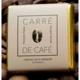 Pralus Carre-De Cafe Au Lait Milk Coffee Napolitains - 33-pc ~ 181g