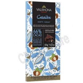 Valrhona Caraibe Hazelnut Chocolate Bar 120g