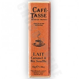 Cafe-Tasse Lait Caramel & Riz (Rice) Souffle 45g Bar