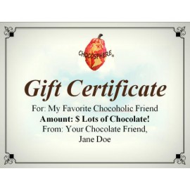 Chocosphere Gift Certificate