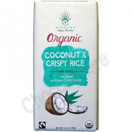 Nirvana Organic Bar with Crispy Rice and Coconut 3.5oz
