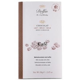 Dolfin Dolfin 37% Milk Chocolate with Coffee Bar - 70g