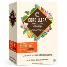 Cordillera Cordillera Colombia 53% Dark Chocolate Discs - 5kg 53CordDisc Tayrona