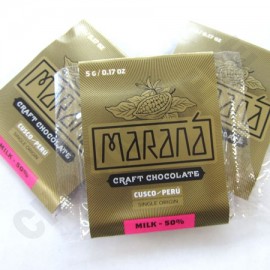 Marana Cusco Milk Chocolate Squares - 50% Cacao