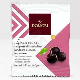 Domori Chocolate Covered Cherry Pieces (Amarene Cubetti)