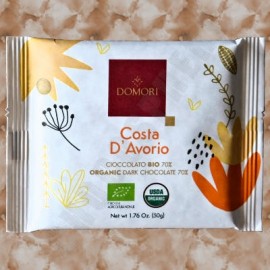 Domori Bio Costa d'Avorio Organic Dark Bar 50g