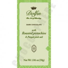 Dolfin Dark Chocolate with Grilled Pistachio & Punjab Pink Salt Mini Bar 30g