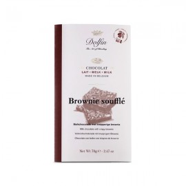 Dolfin Dolfin 37% Milk Chocolate with Crispy Brownie Bar - 70 grams